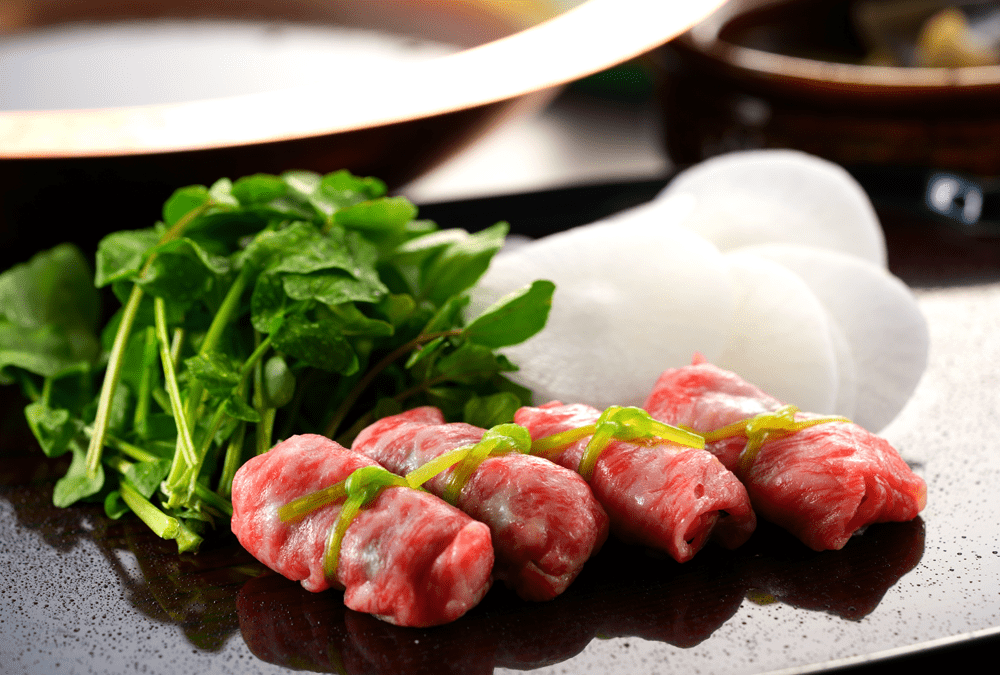 豪華創作会席料理の肉類